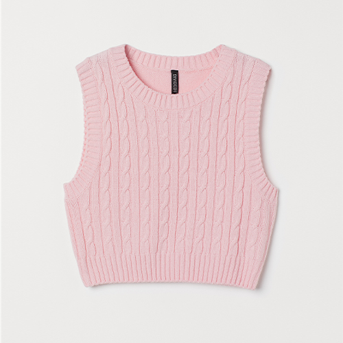 Crop Sweater Vest, $18