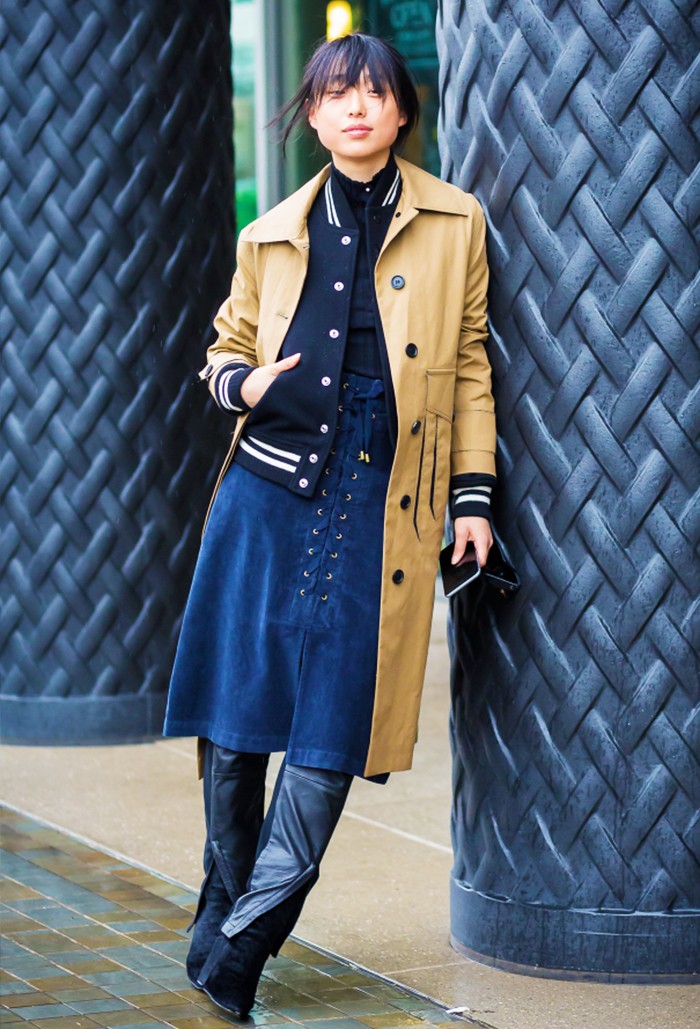Karlie Kloss Keeps it Simple this Fall Season in a Burberry Trench