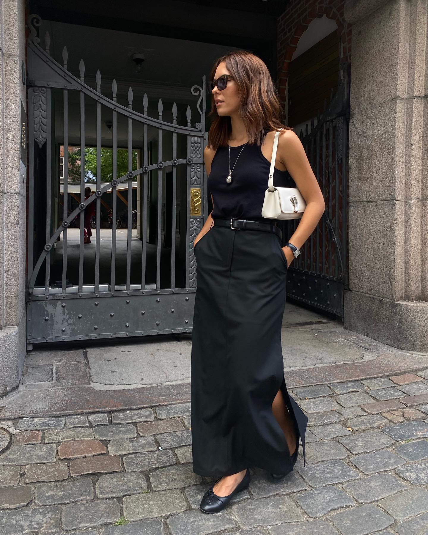 Black Silk Skirt Midi Trends Silk Slip Skirt Basic Black Long  Etsy   Fashion Satin skirt outfit Midi skirt outfits summer