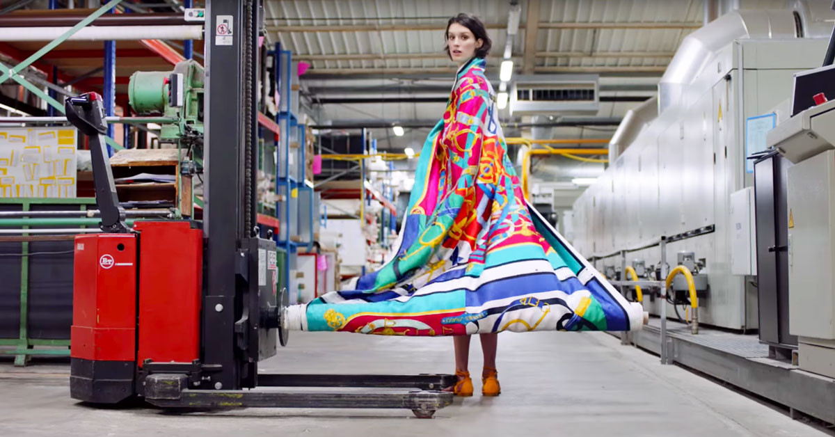 Take a Glorious Tour of the Hermès Silk Scarf Factory | Who What Wear