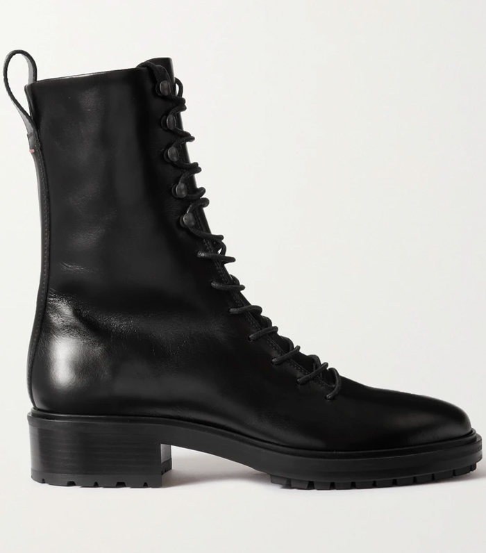 Aeydē Isabel Leather Ankle Boots