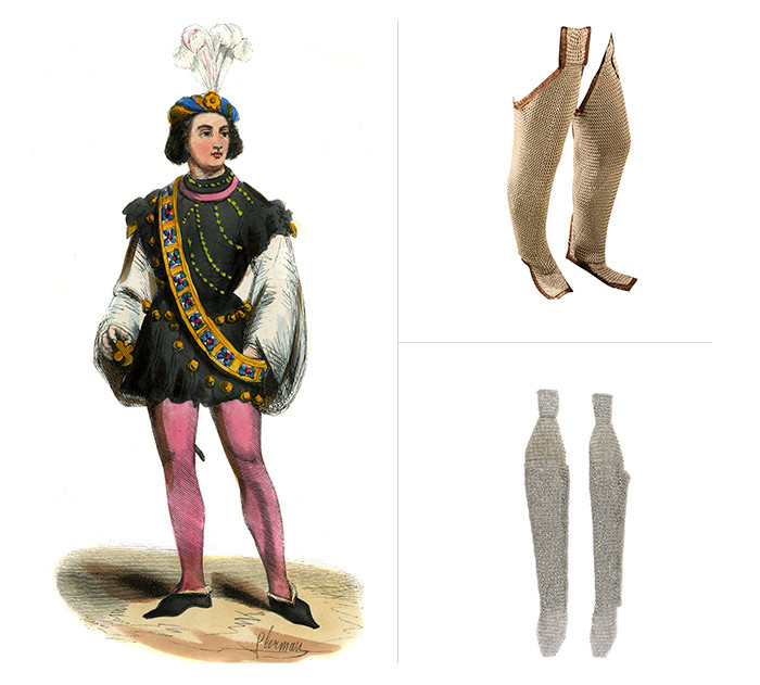 History of leggings 14th century