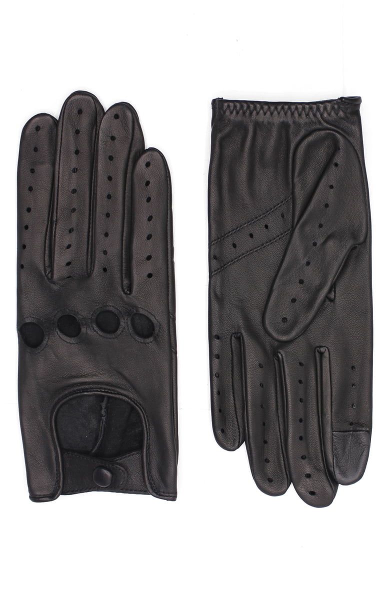 Agnelle Lambskin Leather Driving Gloves