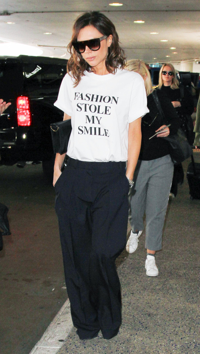 Victoria Beckham fashion stole my smile T-shirt