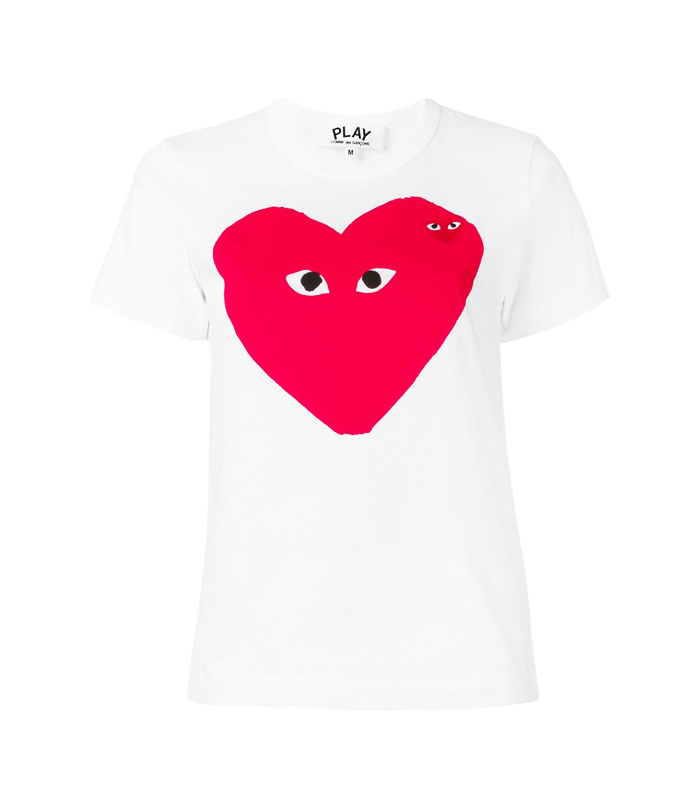 comme des garcons play shirt review