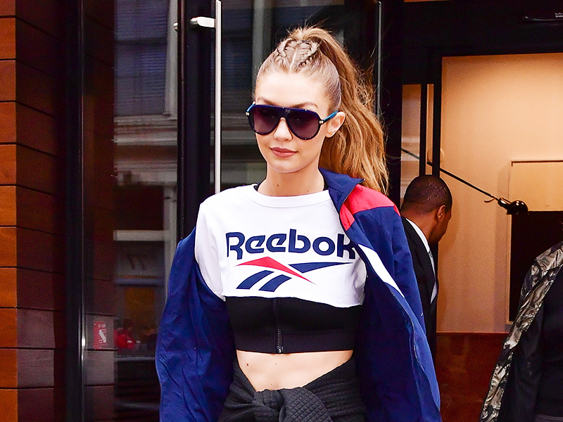 The best shoes to wear with leggings—Gigi Hadid Reebok