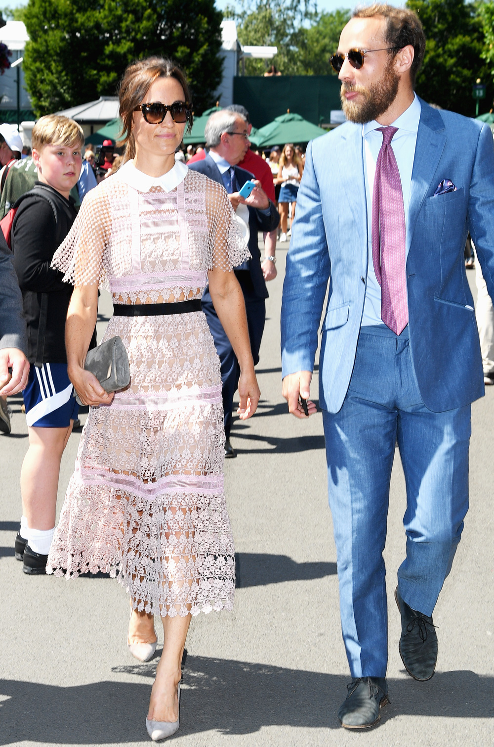 Pippa Middleton Wimbledon sheer dress