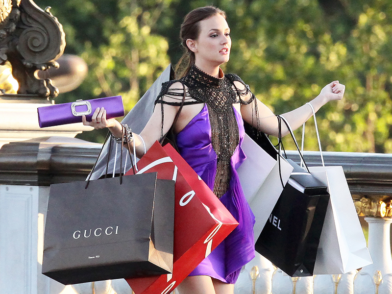 Blair Waldorf Gossip Girl shopping