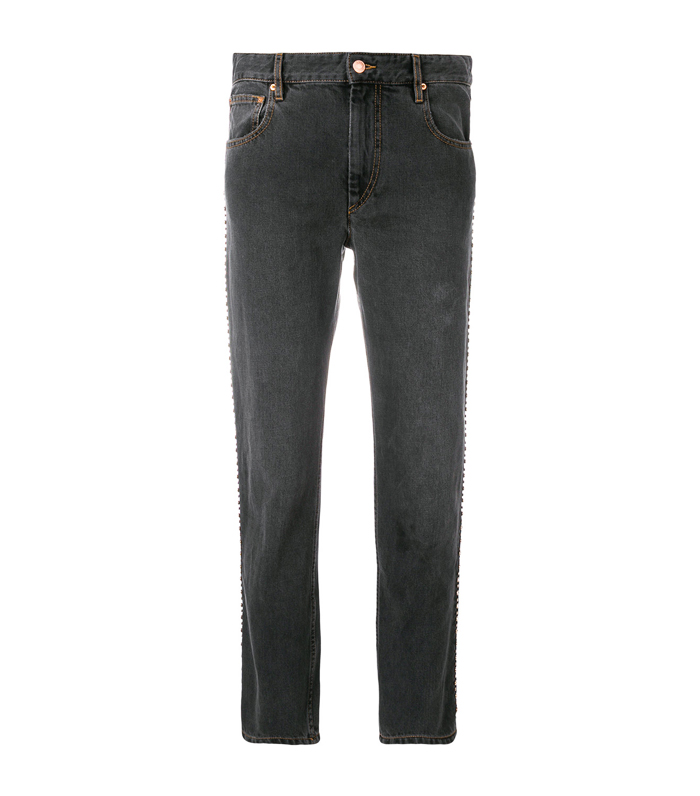 Best Jeans for Big Butts: Isabel Marant Studded Girlfriend Jeans