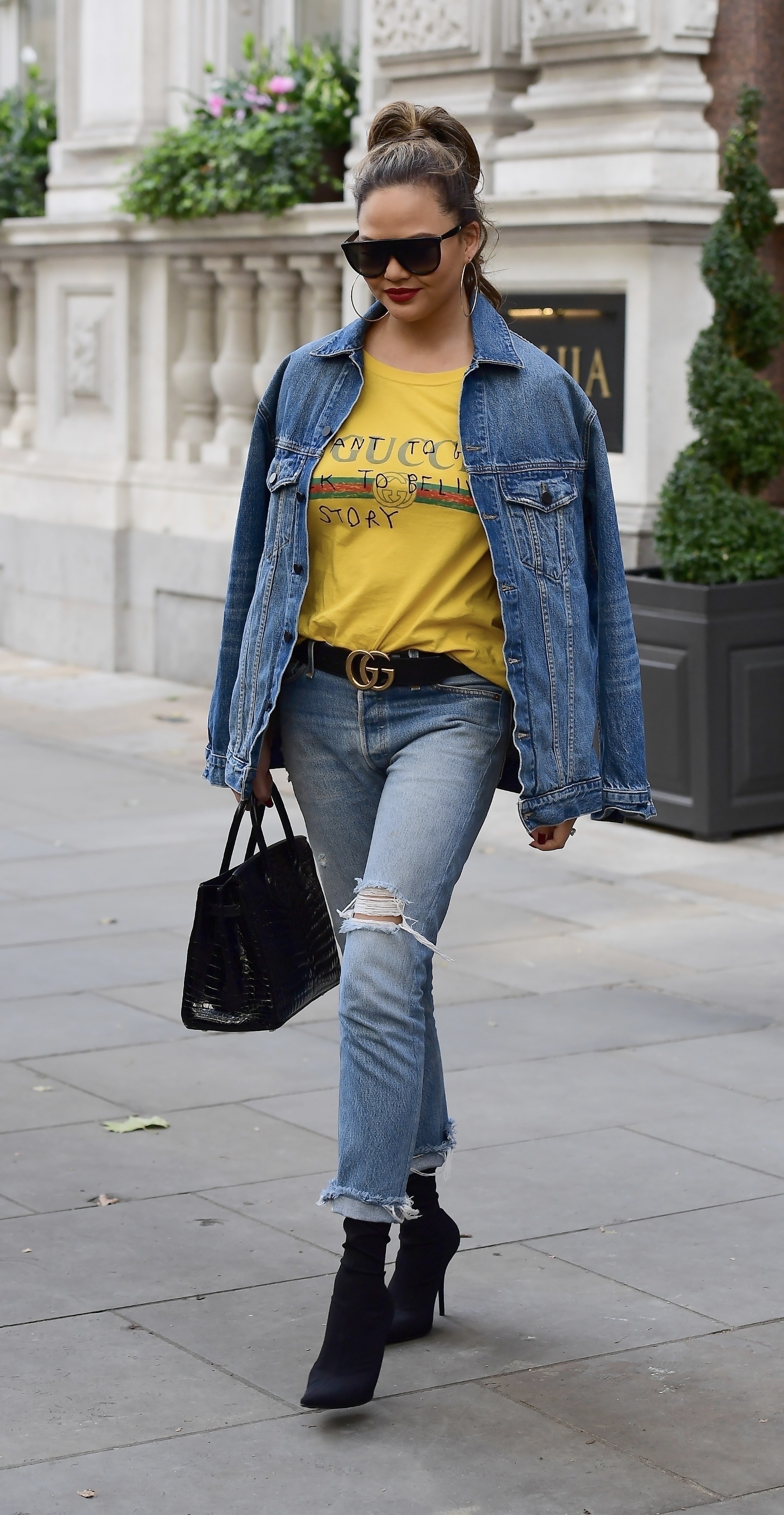 Wear Ankle Booties With Jeans 