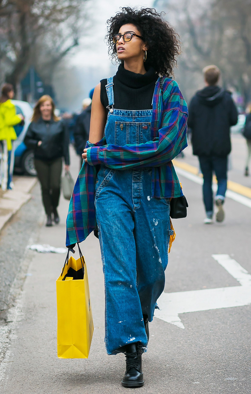 overalls winter outfit