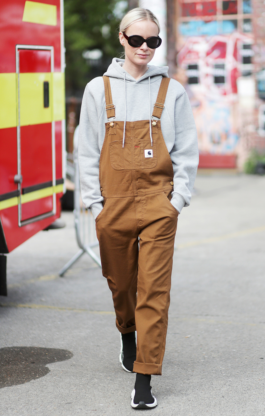 winter dungaree outfit