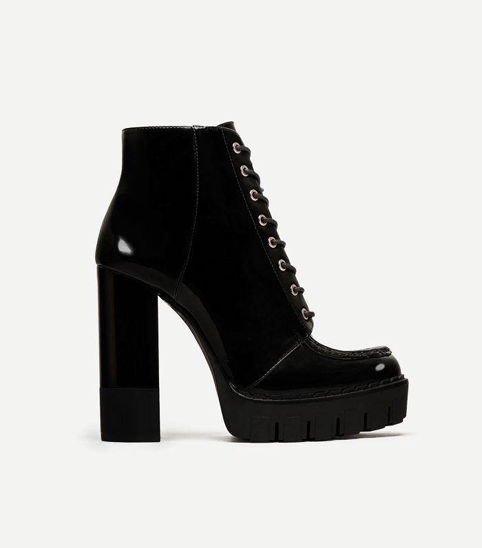 zara trf ankle boots