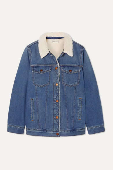 18 Sherpa-Lined Denim Jackets to Cozy 