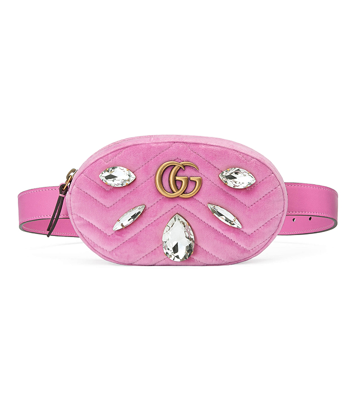 hot pink gucci fanny pack