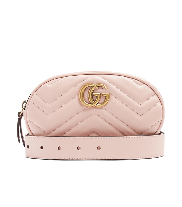 gucci fanny pack with words