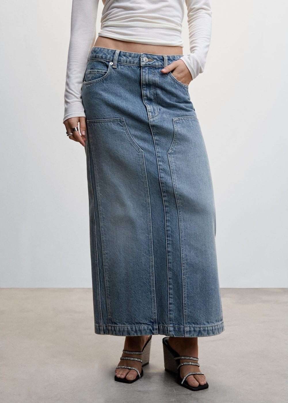 How to Style Denim Skirts: 5 Chic Jean-Skirt Outfits | Who What Wear