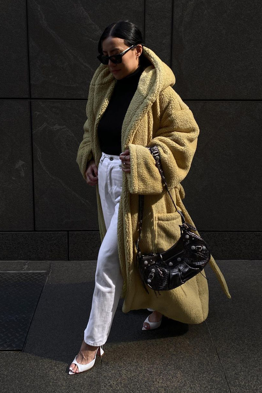 22 Shearling Jacket Outfits That Feel So Fresh | Who What Wear