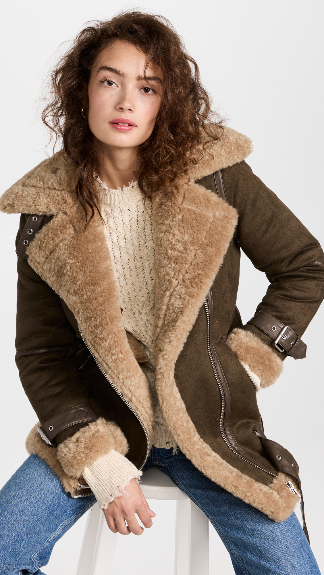 22 Shearling-Jacket Outfits That Feel So Fresh | Who What Wear UK