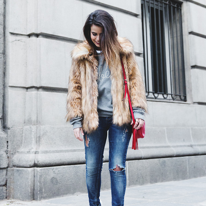The Absolute Best Faux Fur Coats Who, How To Wear A Long Fur Coat With Jeans And Jacket