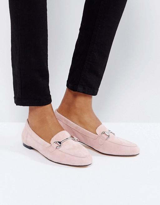 next pink loafers