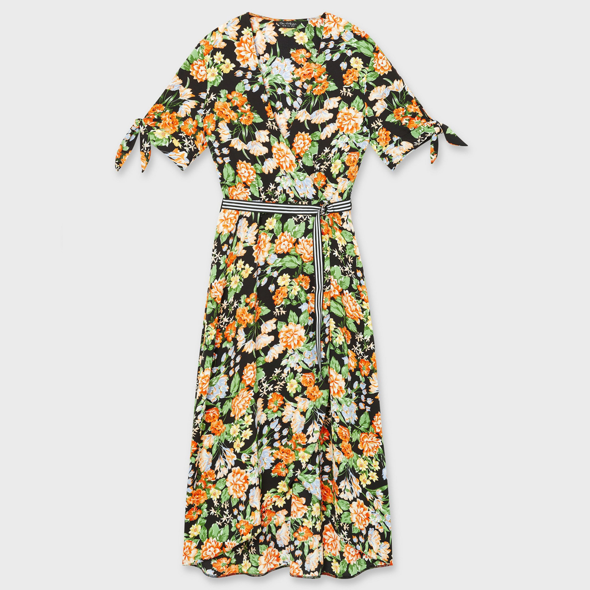 premium floral tea dress