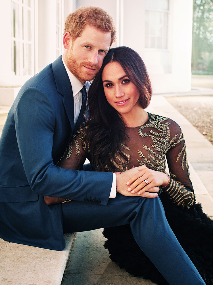 Meghan Markle and Prince Harry official engagement portrait