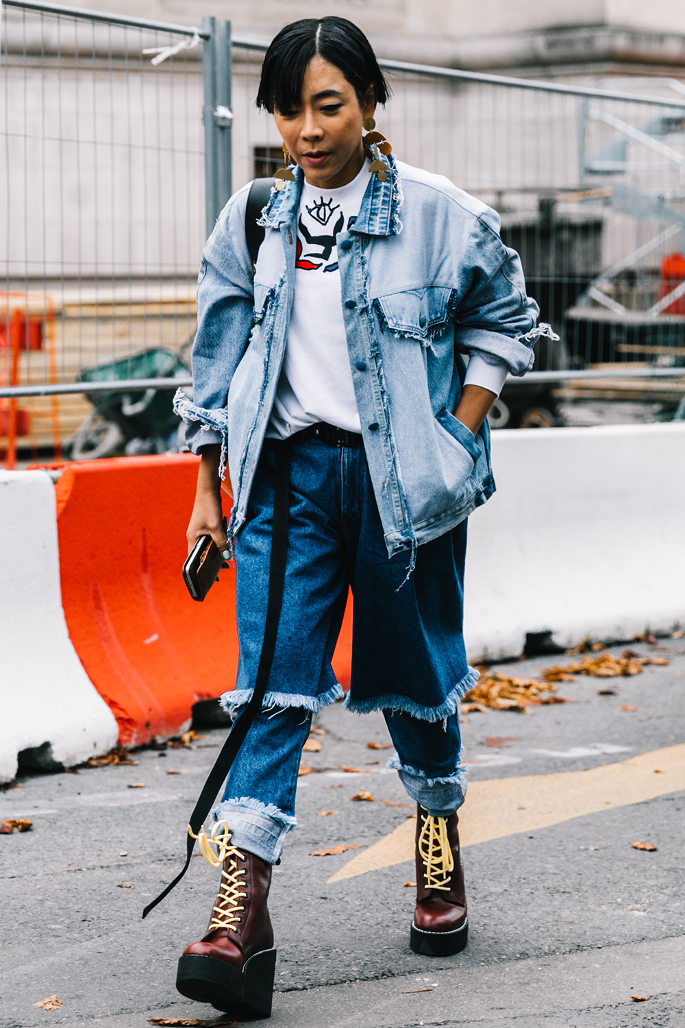 15 Ways to Layer a Denim Jacket for Winter | Who What Wear