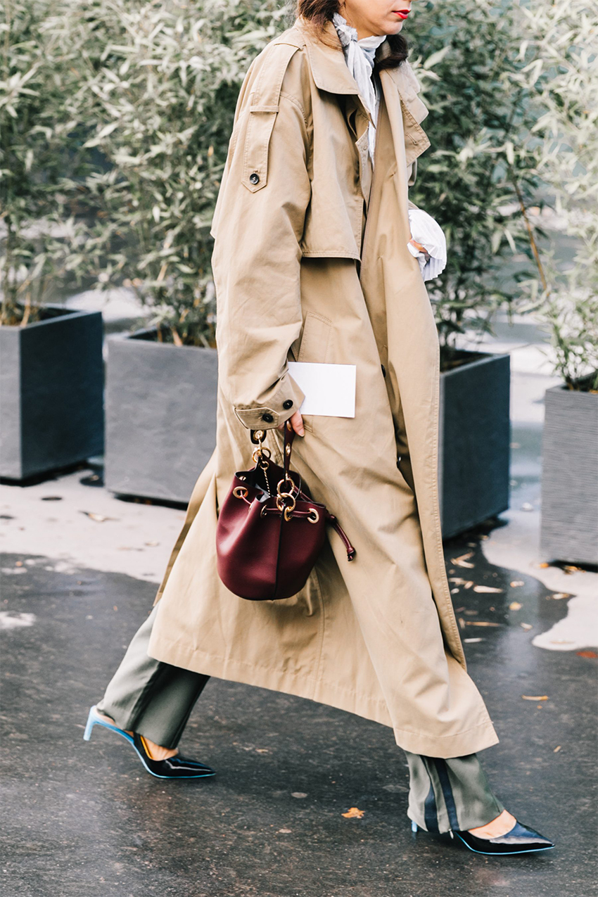 14 Trench Coat Outfits From the Street Style Scene | Who What Wear