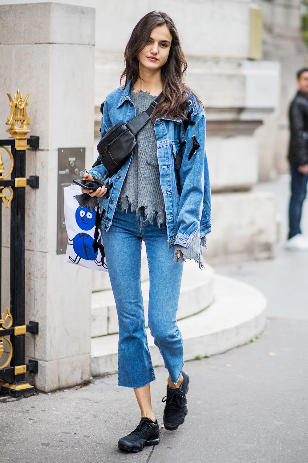 7 Types Of Denim To Wear With Sneakers Who What Wear
