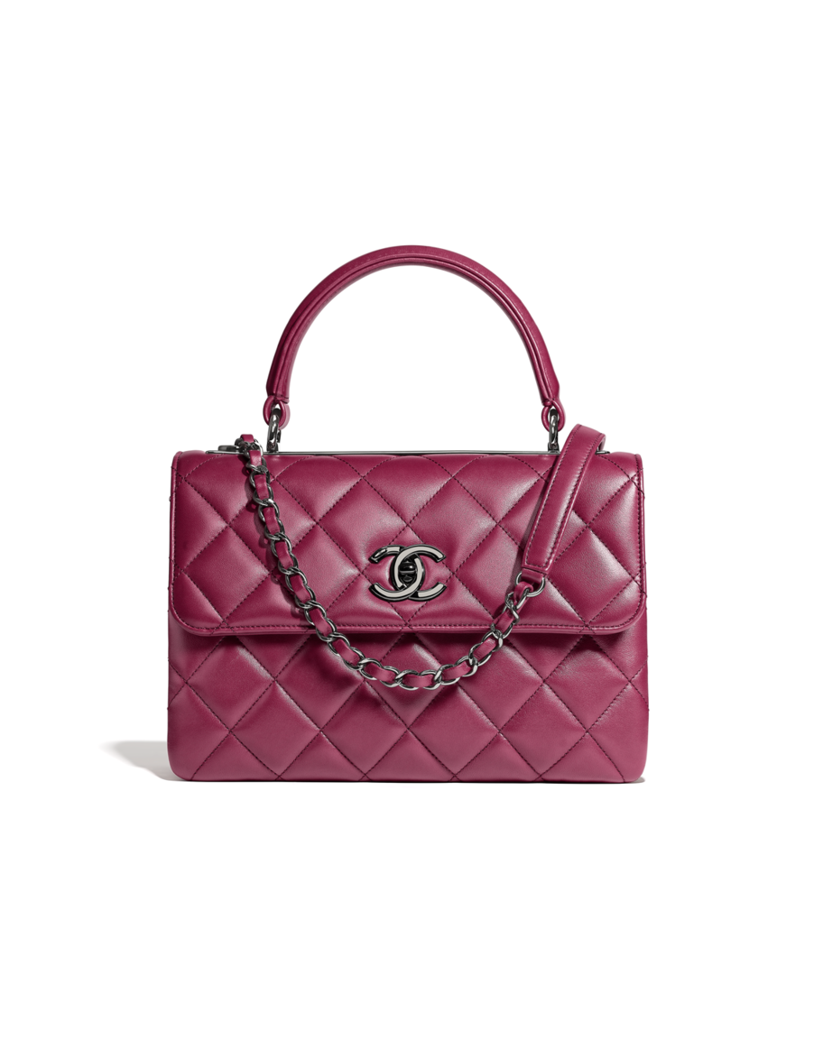 Duchess of Cambridge Carrying a Burgundy Chanel Handbag
