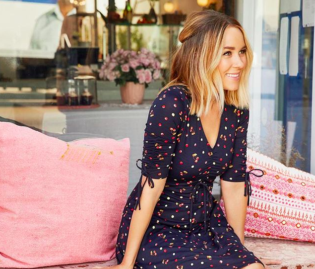 Lauren Conrad Shows Us A Few Fun Ways to Wear Polka Dots and Florals for  Fall