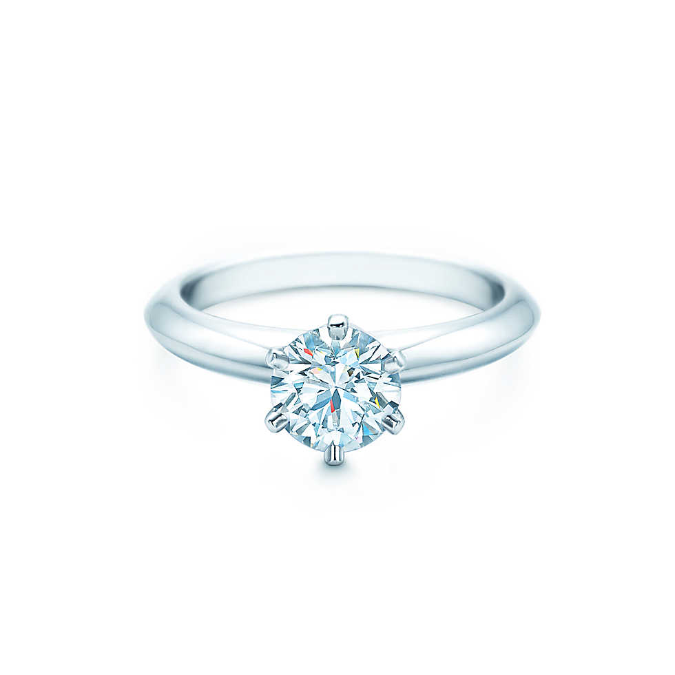 simple tiffany engagement ring