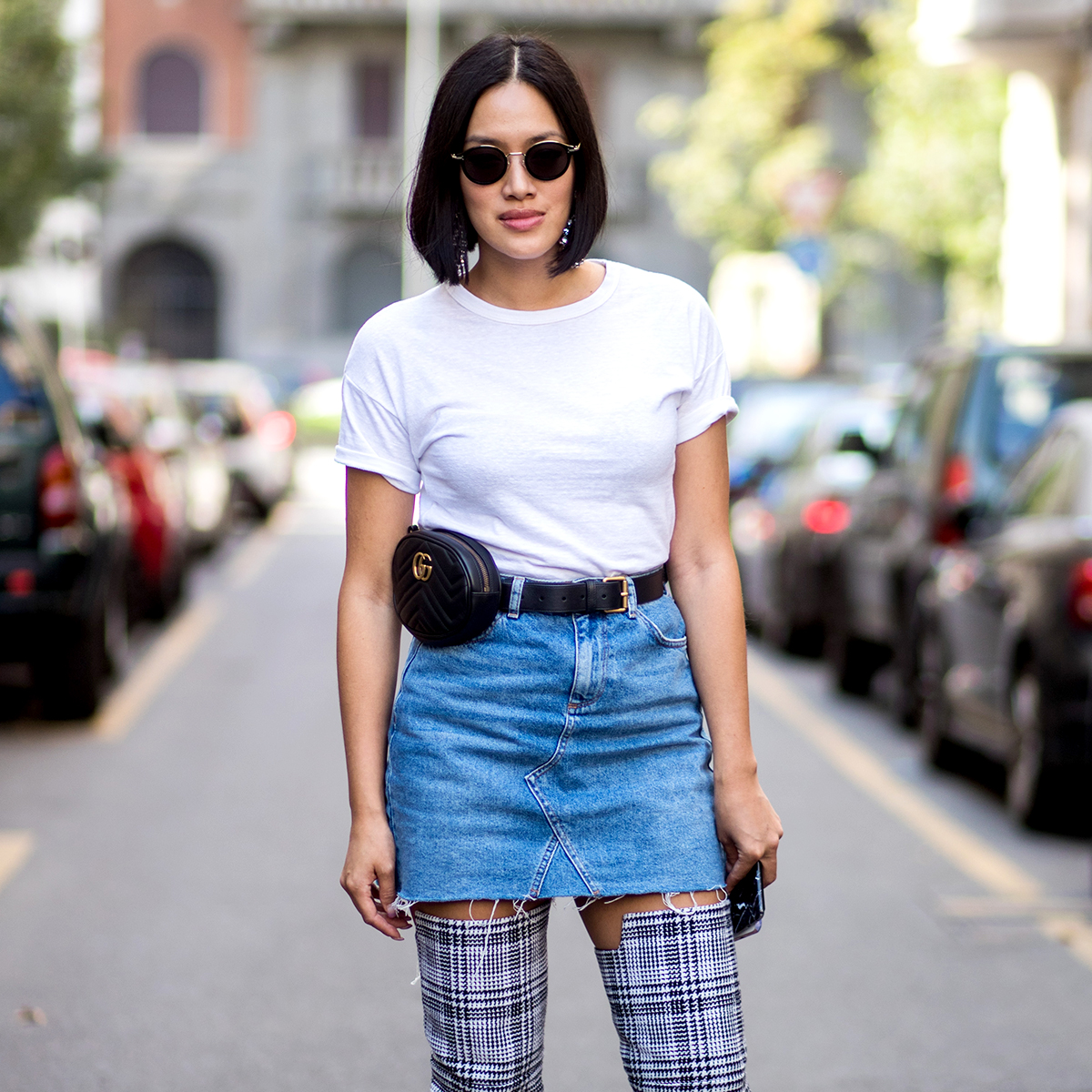 15 best denim mini skirts  how to wear this trend in 2023