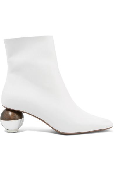 Encyclia Leather Ankle Boots