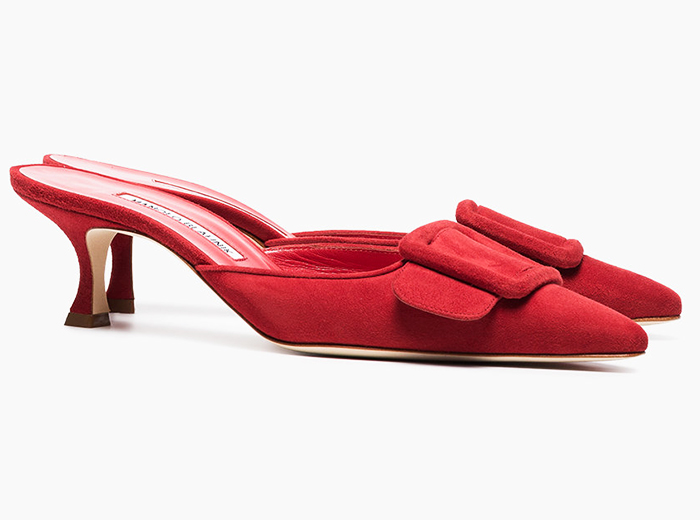 Manolo Blahnik's Maysale Mules Are So Popular Again | Who What Wear