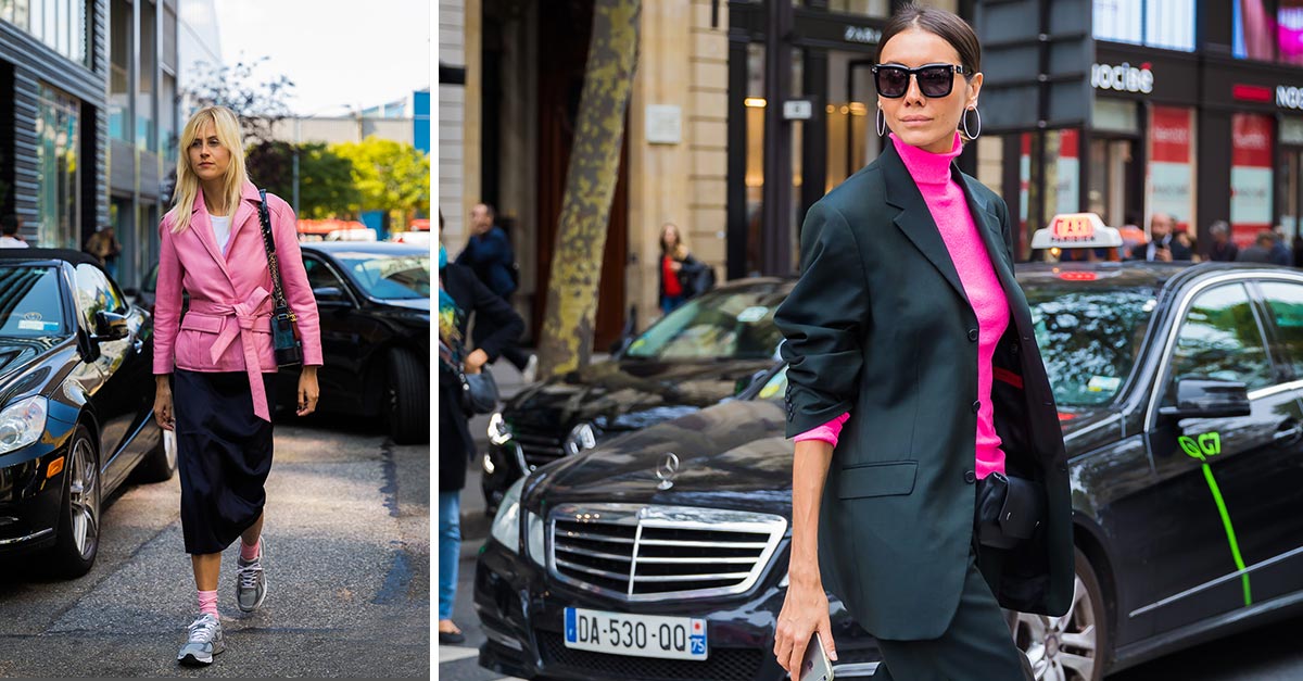 Here Are 9 Pink and Black Outfits to ...