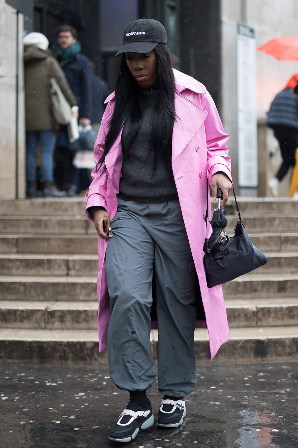 Here Are 9 Pink and Black Outfits to ...