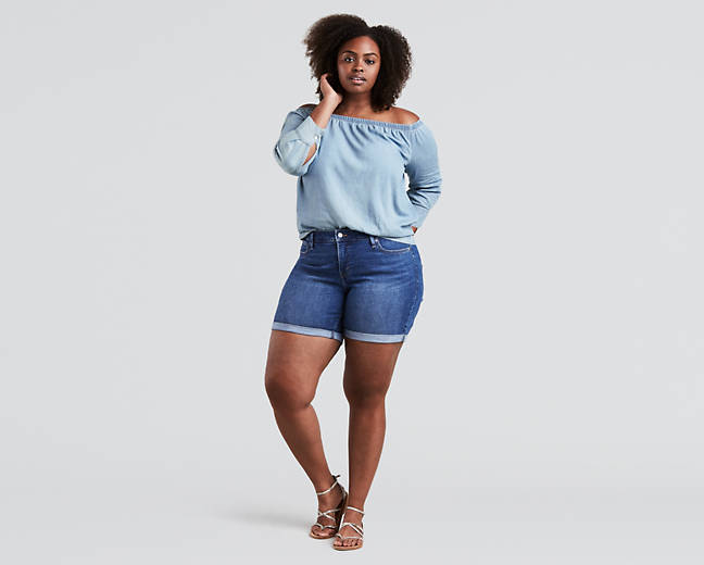 The 5 Brands With the Best Plus-Size Denim Shorts | Who What Wear UK