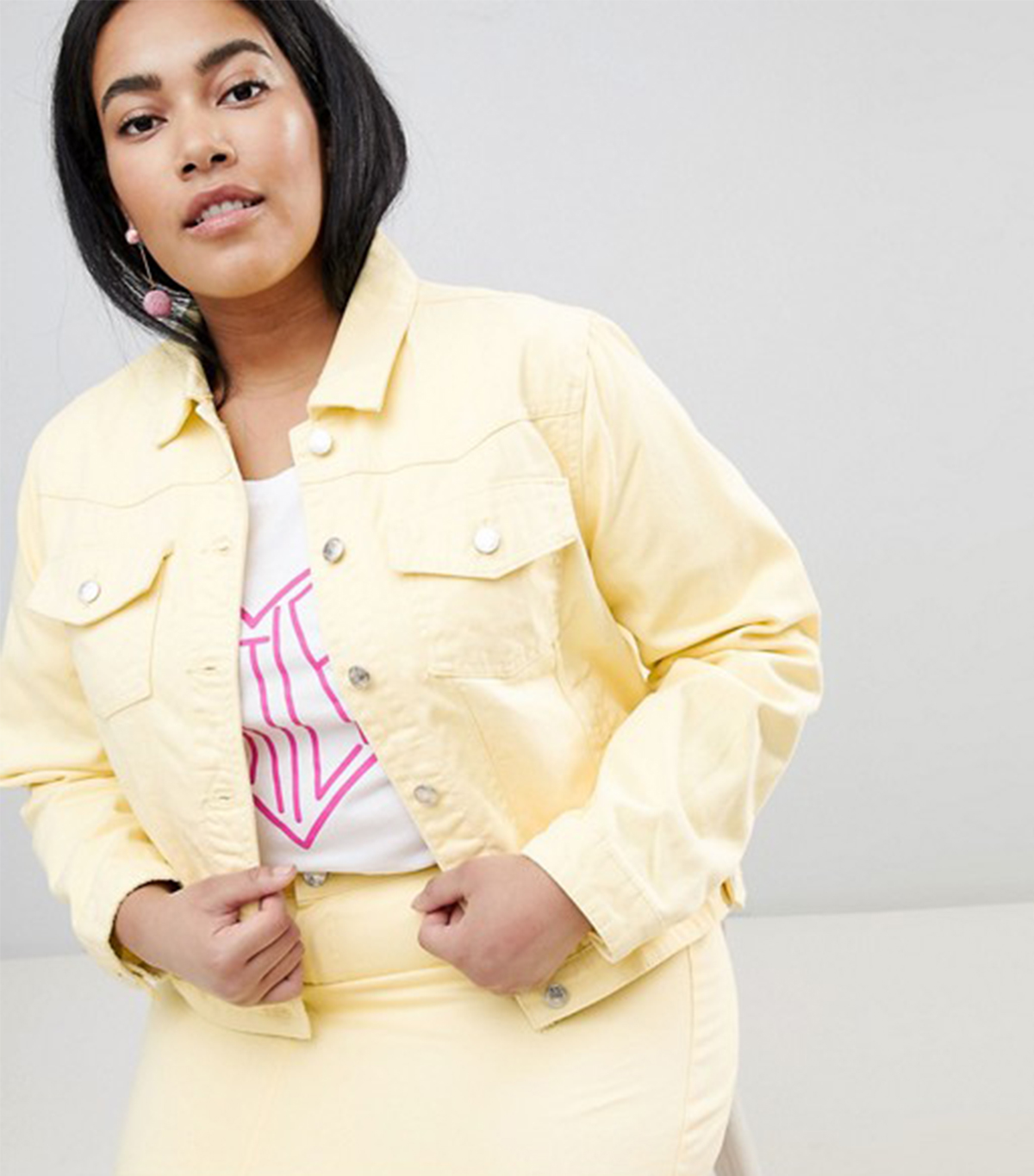 The Colored Denim Jacket Trend: Trust Us—It's a Thing | Who What Wear UK