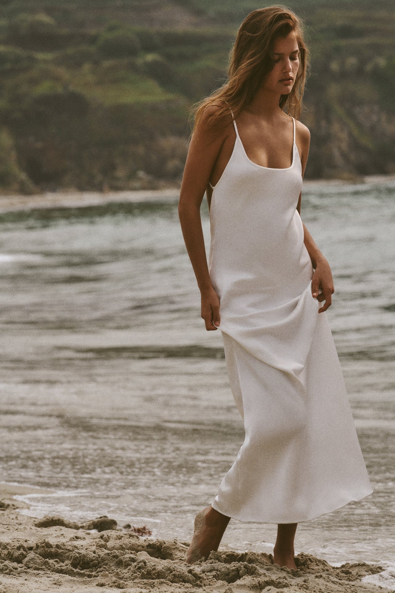beach dress white