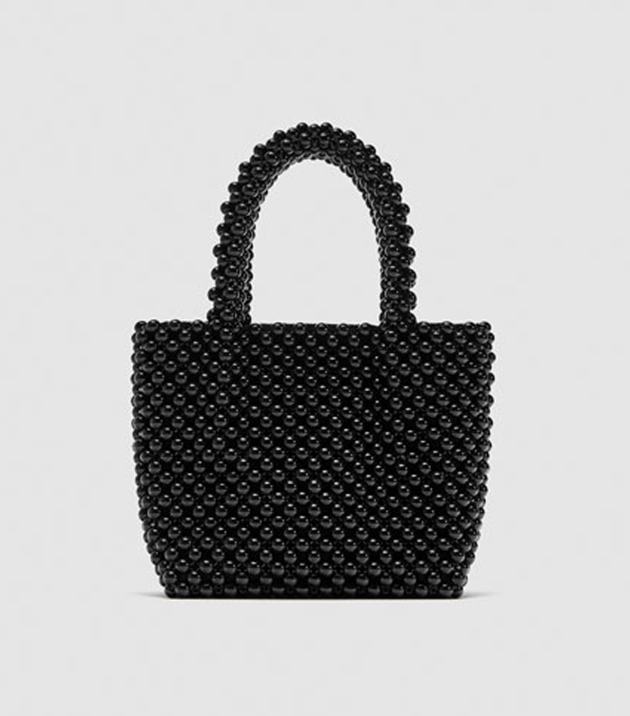 This Zara Bead Tote Bag Is Everywhere Right Now | Who What Wear