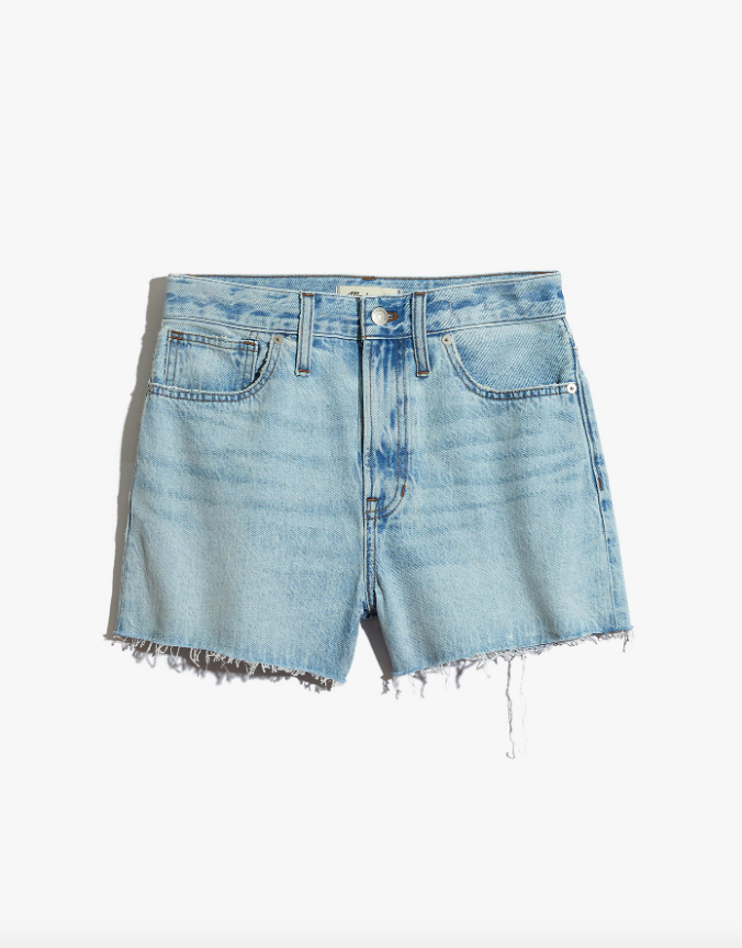 Womens Clothing Shorts Jean and denim shorts New Look Curves Denim Ripped Knee Shorts in Bright Blue Blue 