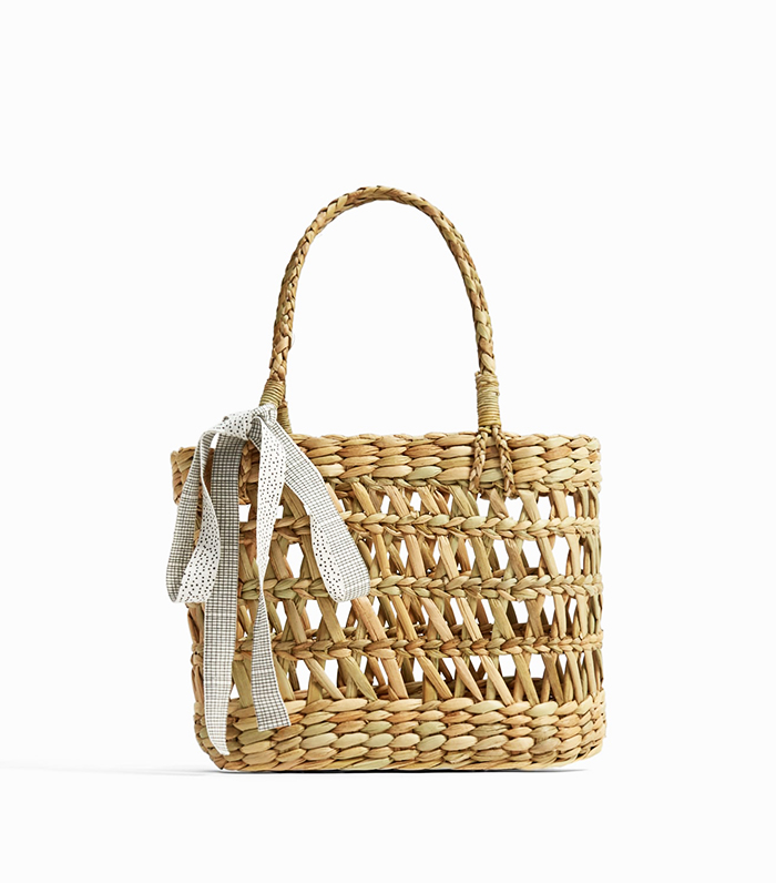 Zara Basket Bag Straw NWT Sold Out Influencer
