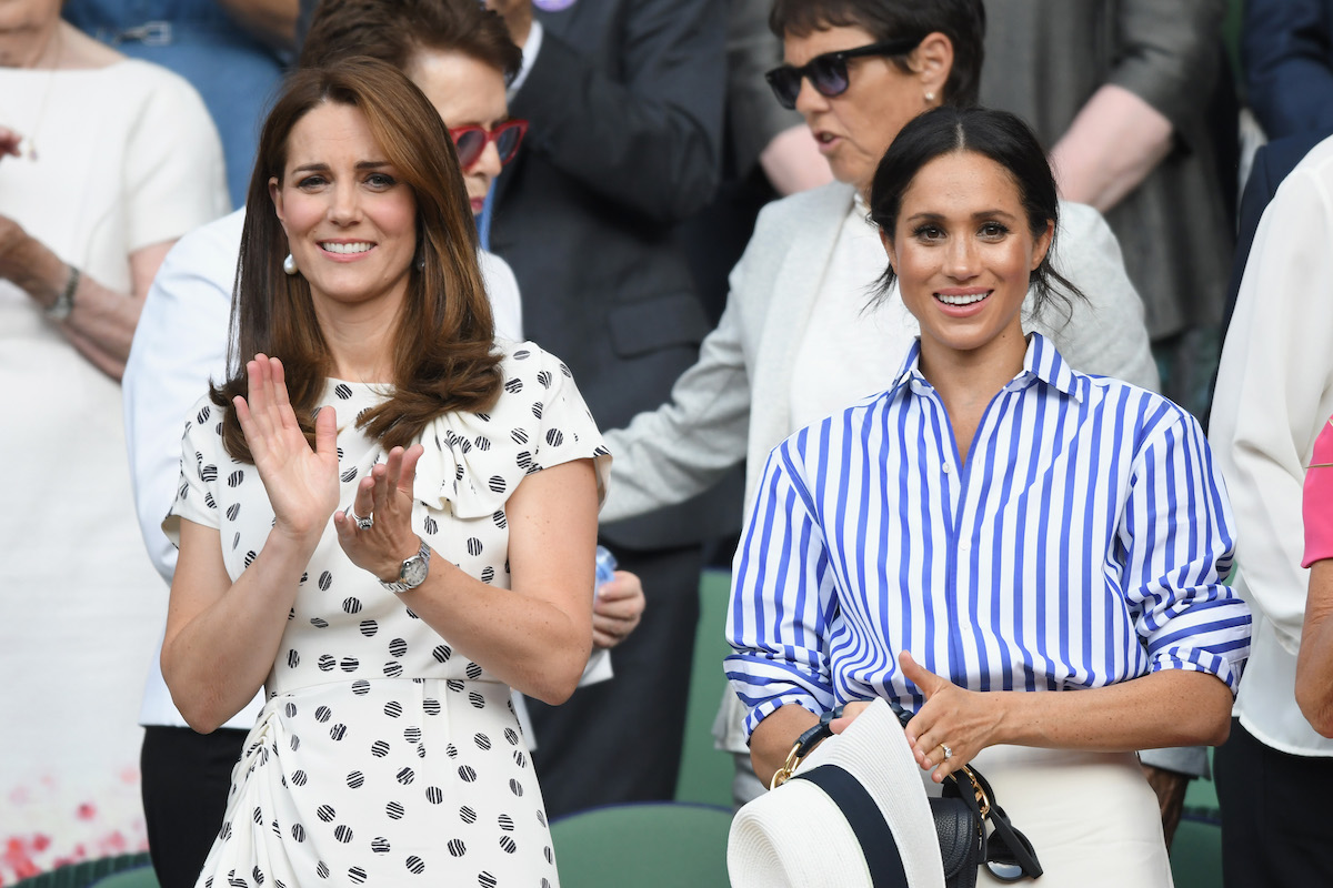 Meghan Markle and Kate Middleton Attend Wimbledon 2018