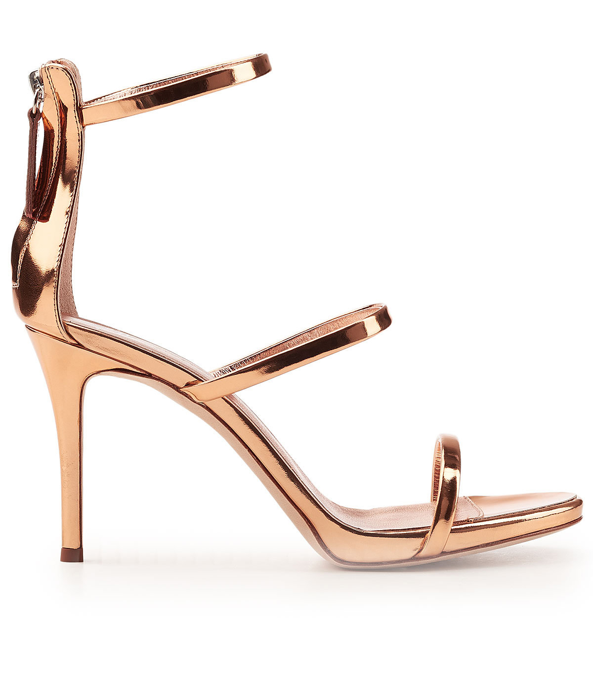 rose gold mules shoes