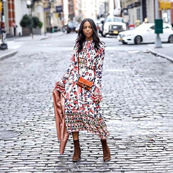 24 Pretty Boho Dresses Perfect For Fall Who What Wear