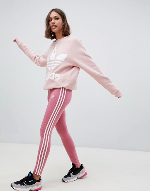 light pink adidas leggings