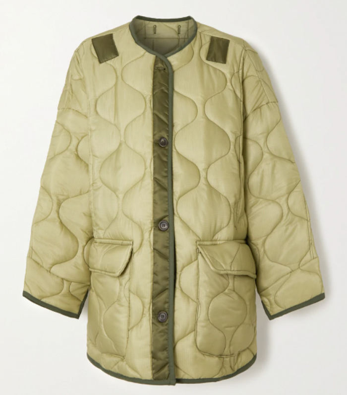 The Frankie Shop Quilted Padded Ripstop Jacket