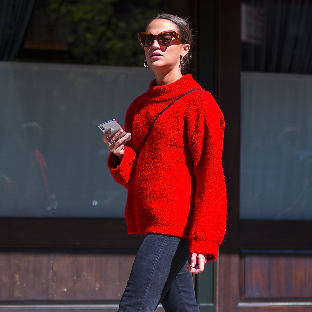 Alicia Vikander - winter casual in New York  Fashion, Alicia vikander style,  Neutral fashion